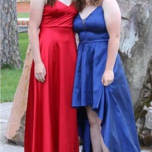 Size 0 red prom dress